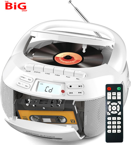 Portable player with - cd,