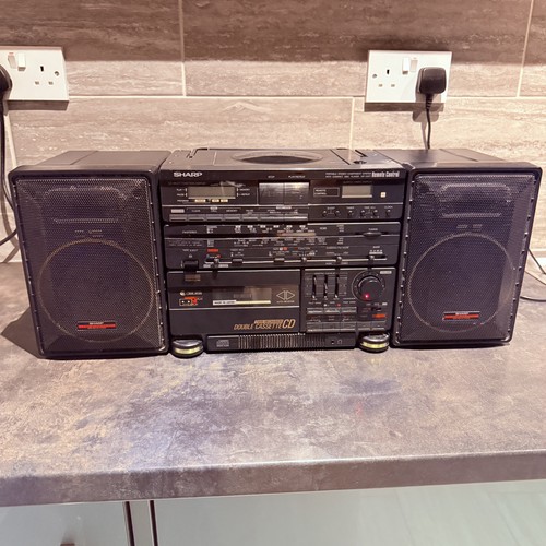 Vintage sharp boombox cd77 - vintage,