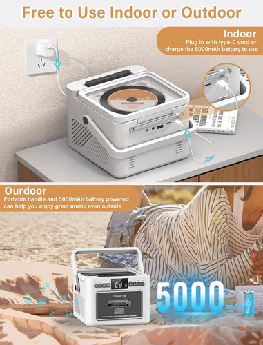 5000mah rechargeable boombox - rechargeable,