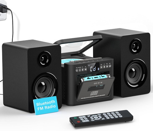 Home stereo system with - home, cd