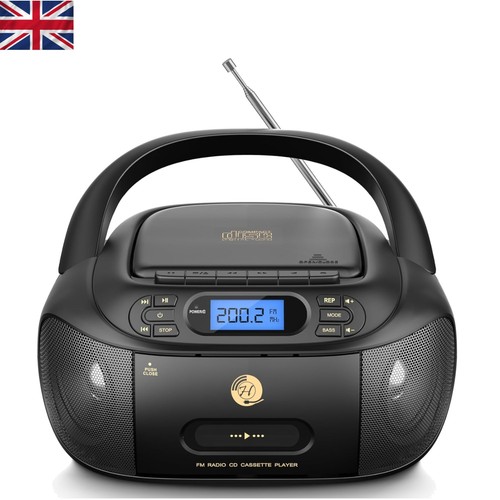 Portable boombox with - boombox, &
