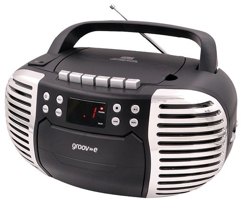 Radio retro boombox with - radio,